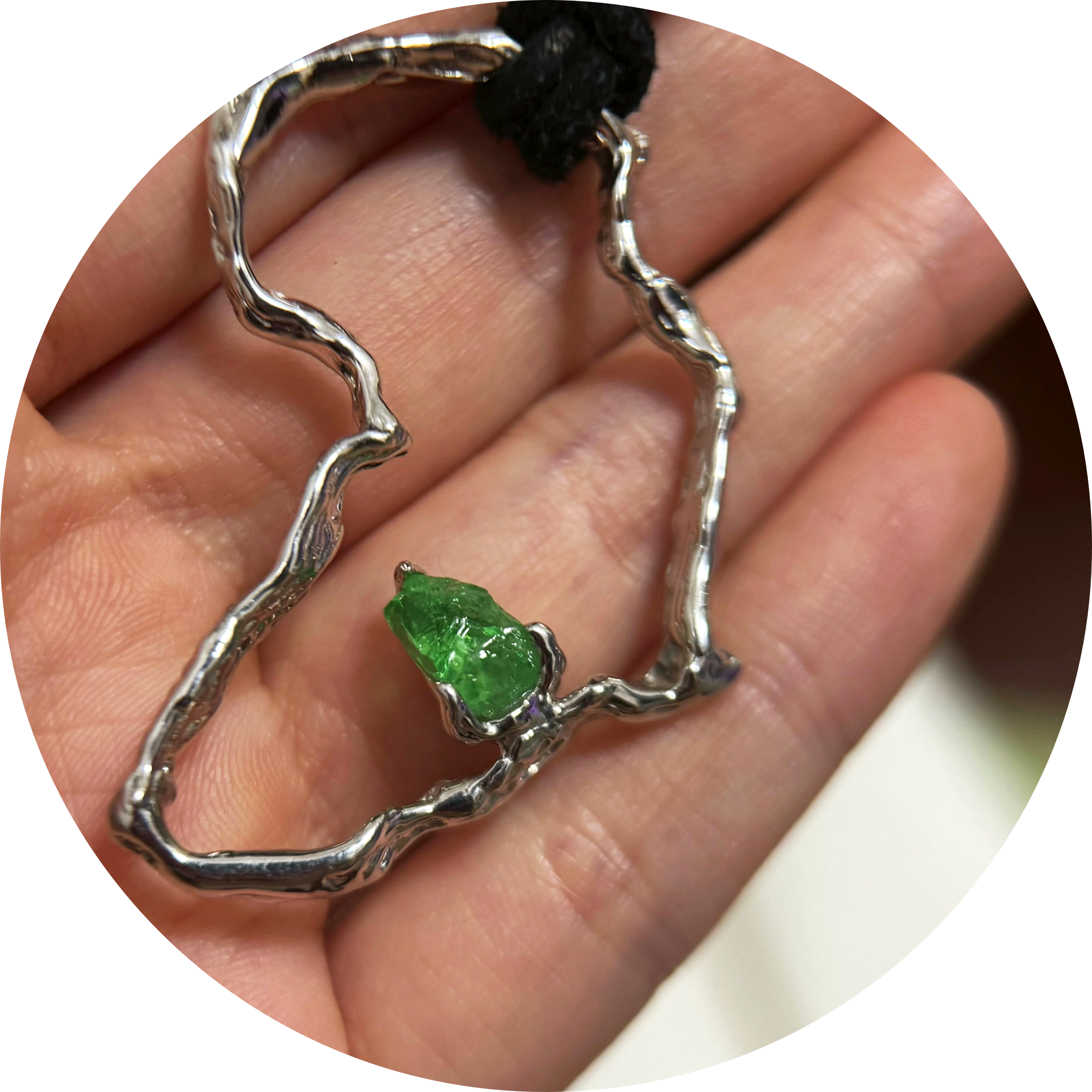 Tsavorite of Africa Pendant