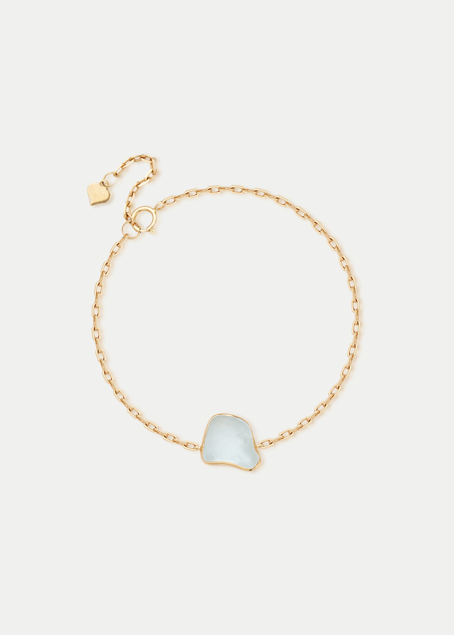 18kt Yellow Gold Aquamarine Bracelet