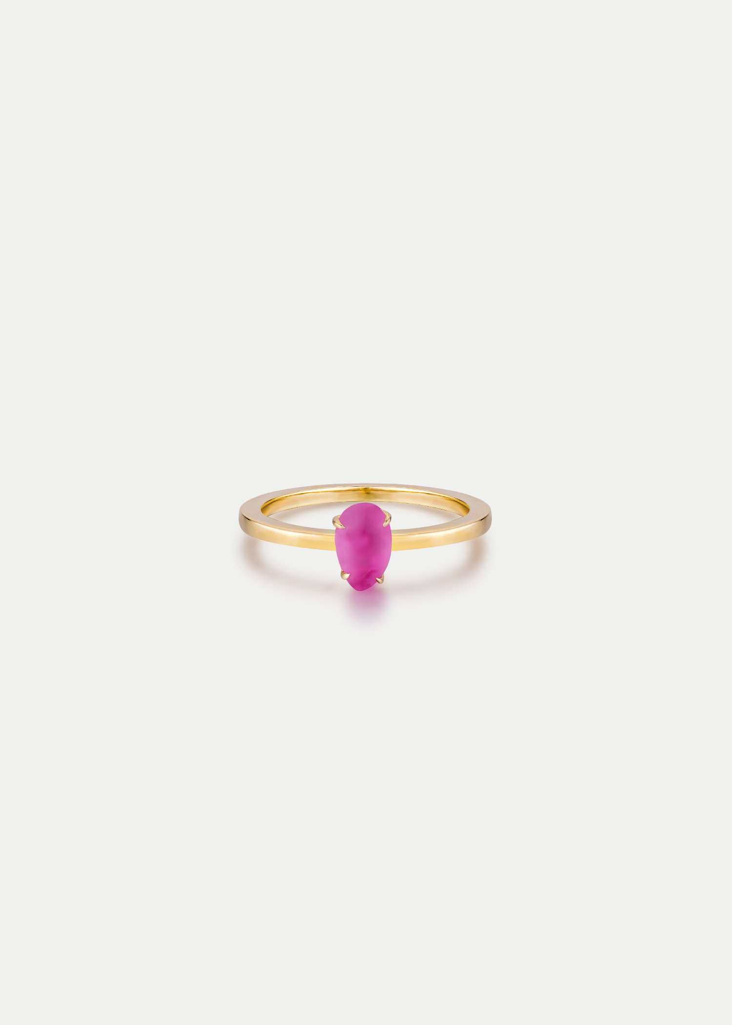 18kt Yellow Gold Sapphire Ring