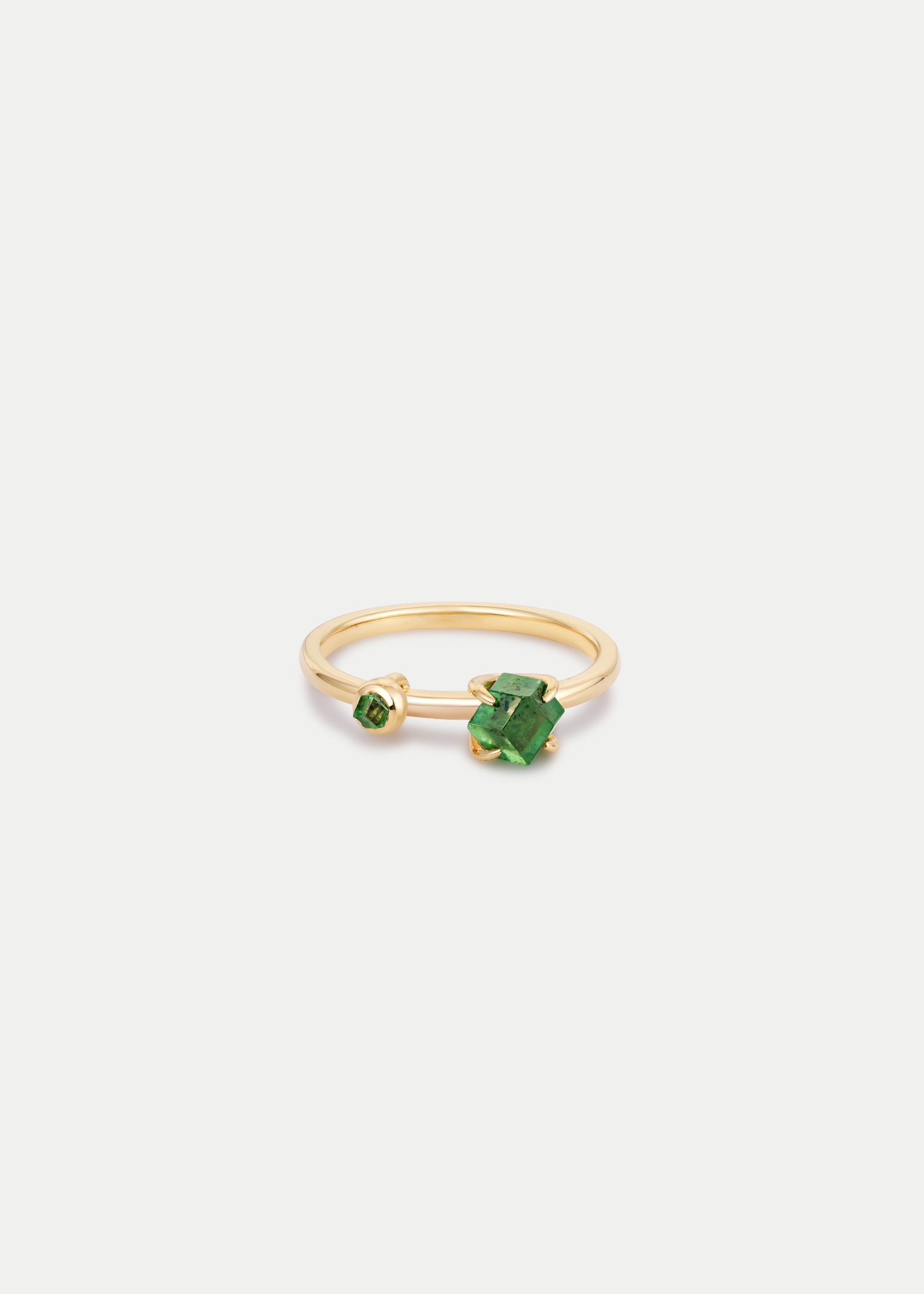 18kt Yellow Gold  Demantoid Ring
