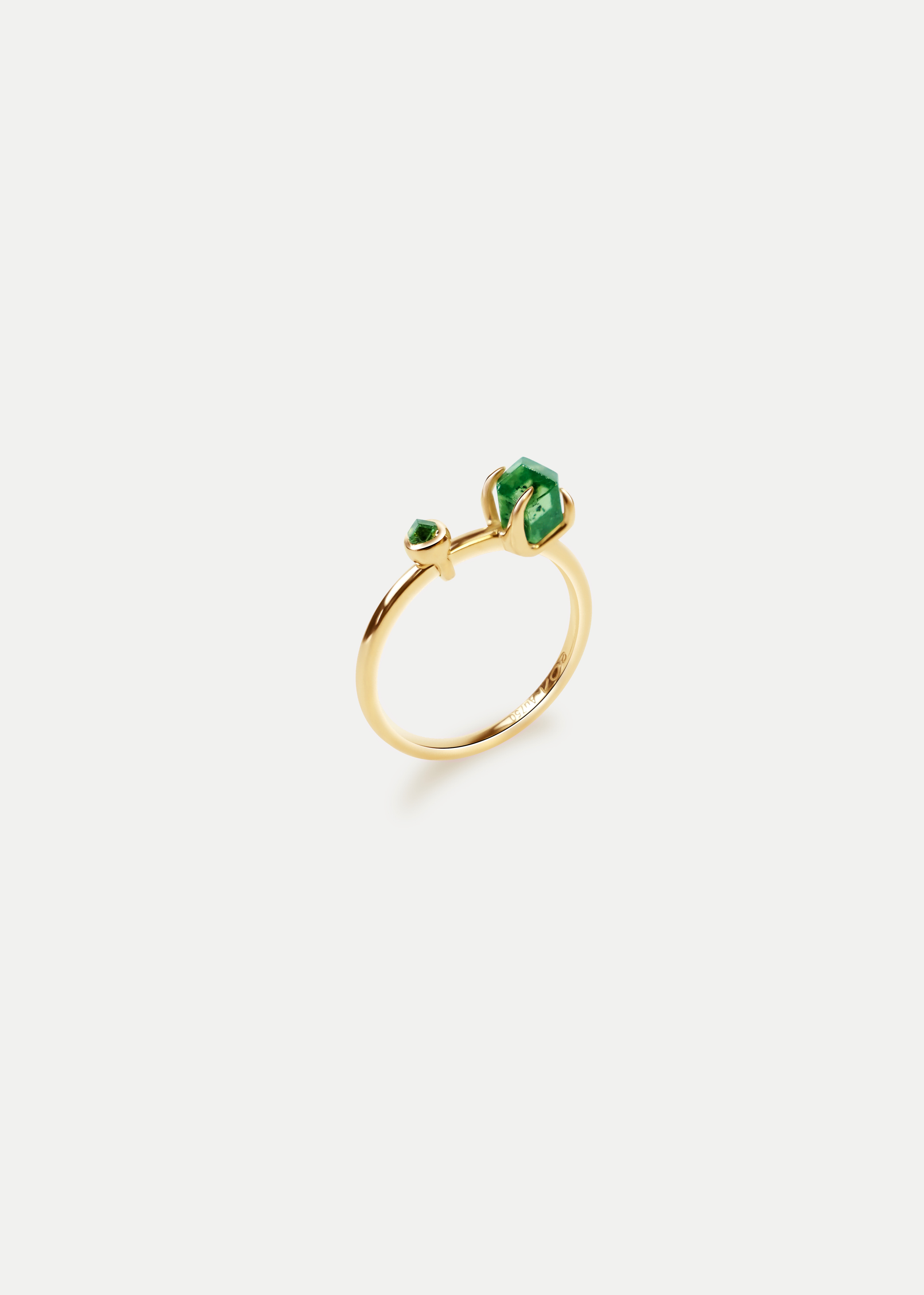 18kt Yellow Gold  Demantoid Ring
