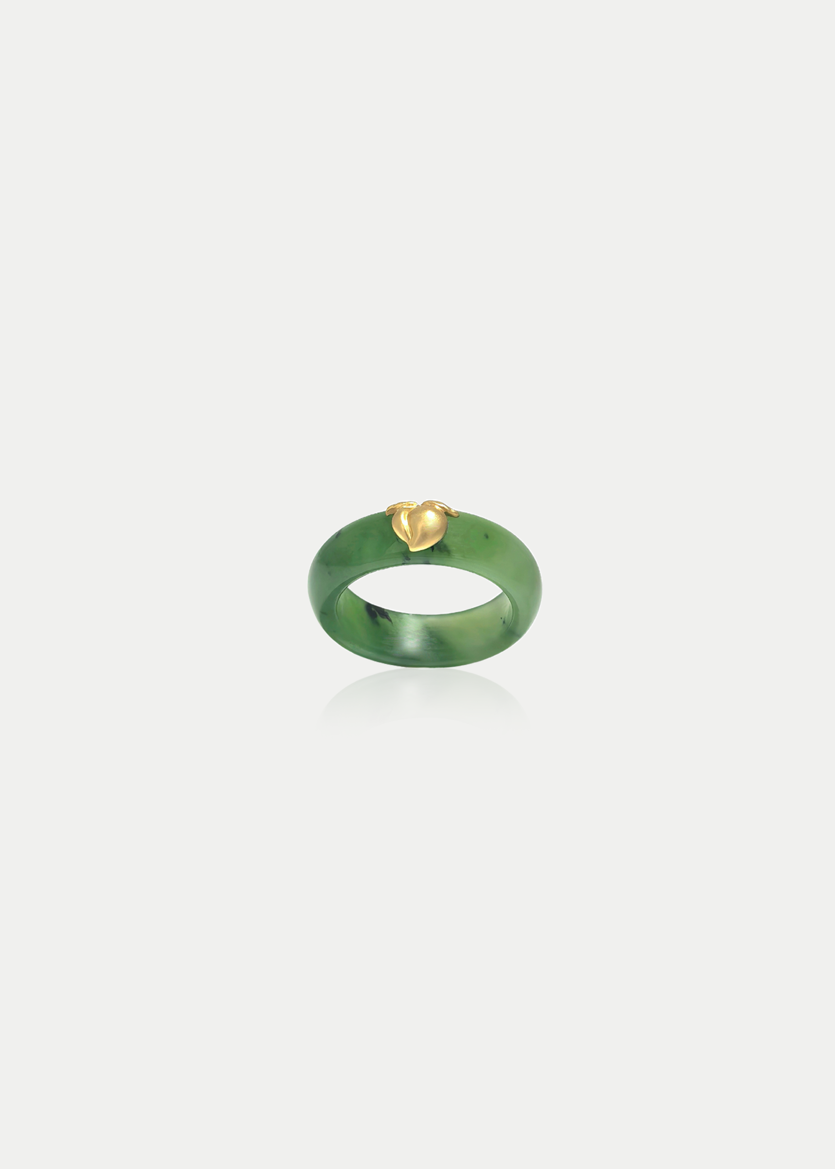 18kt Yellow Gold Nephrite Ring