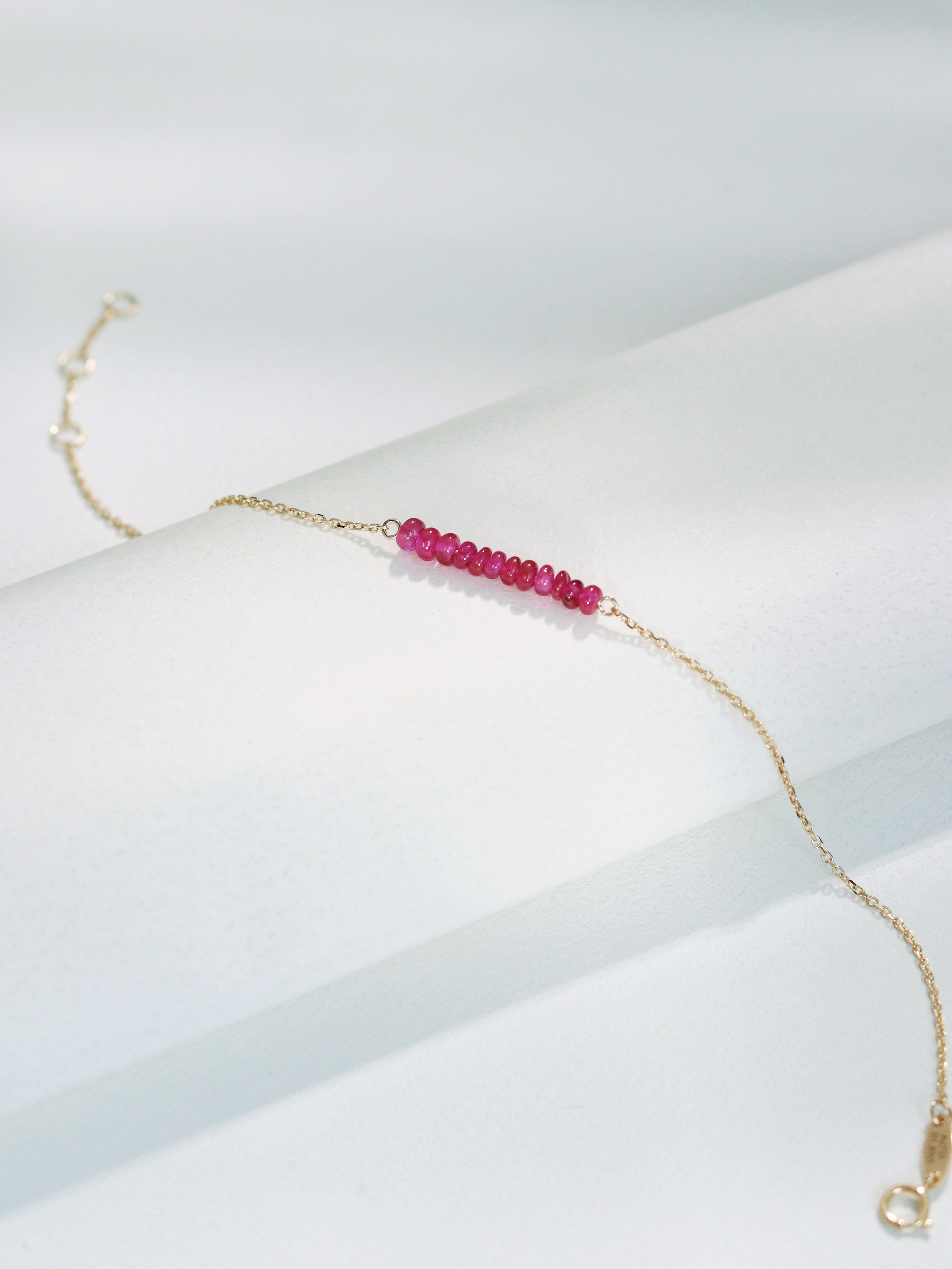 18kt Rose Gold Ruby Bracelet
