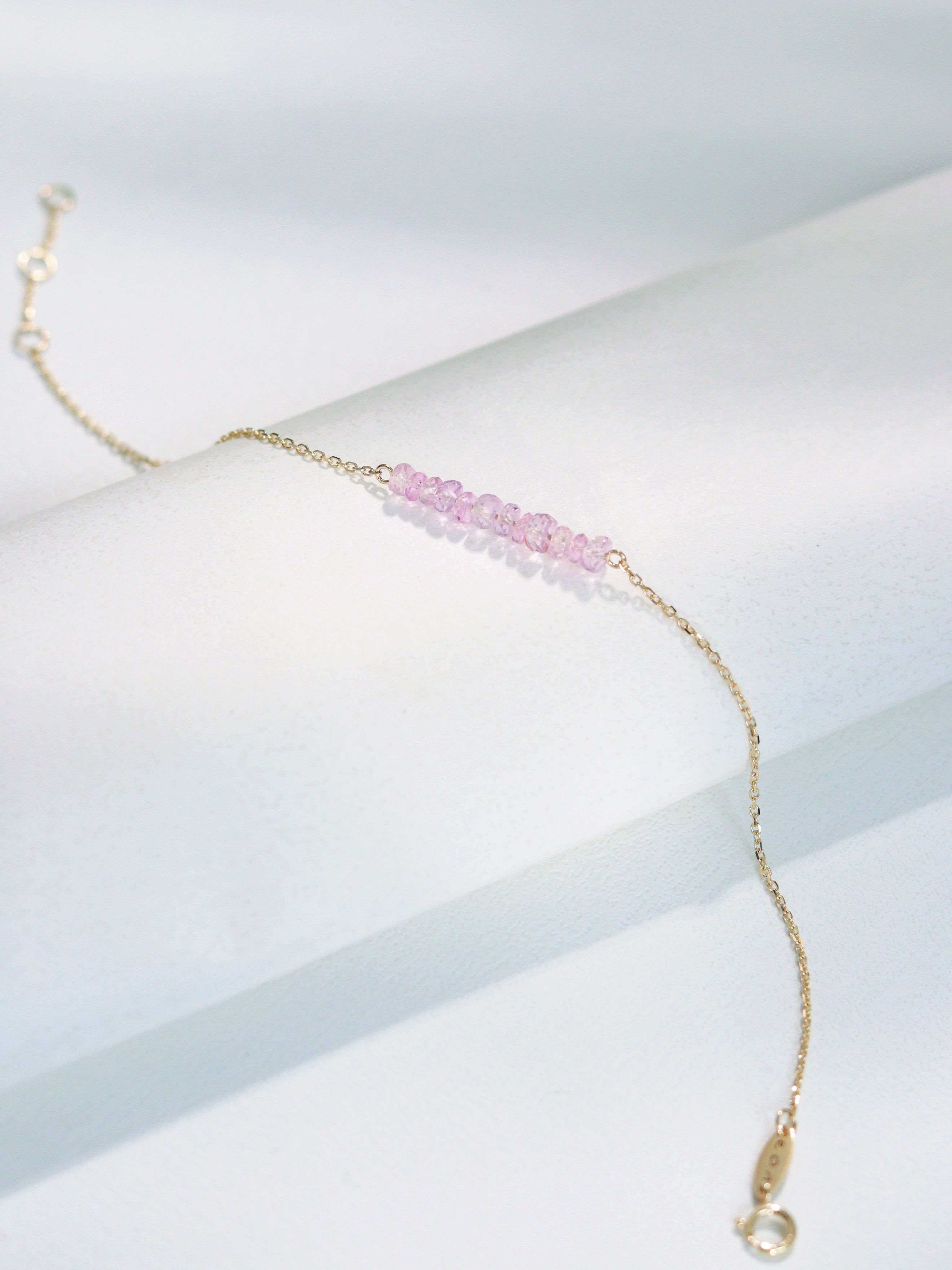 18kt Rose Gold Multicolor Stones Bracelet